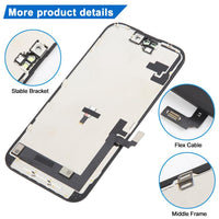 Für iPhone 16 HD+ Incell-LCD-Bildschirm mit vollständiger Digitizer-Montage, For iPhone 16(HD+ incell)