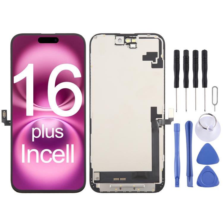 Für iPhone 16 Plus HD+ Incell-Bildschirm mit vollständiger Digitizer-Montage, For iPhone 16 Plus(HD+ incell)