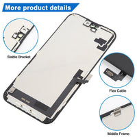 Für iPhone 16 Plus HD+ Incell-Bildschirm mit vollständiger Digitizer-Montage, For iPhone 16 Plus(HD+ incell)