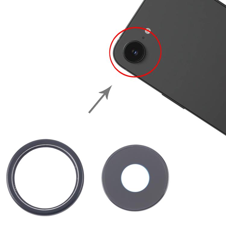 Rückkamera-Linsenabdeckung für iPhone 16e, For iPhone 16e