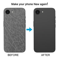 Glas-Akkudeckel für iPhone 16e, For iPhone 16e(with Camera Lens), For iPhone 16e(with Camera Lens Frame)