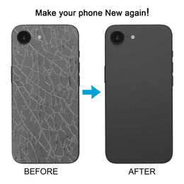 Glas-Akkudeckel für iPhone 16e, For iPhone 16e(with Camera Lens), For iPhone 16e(with Camera Lens Frame)