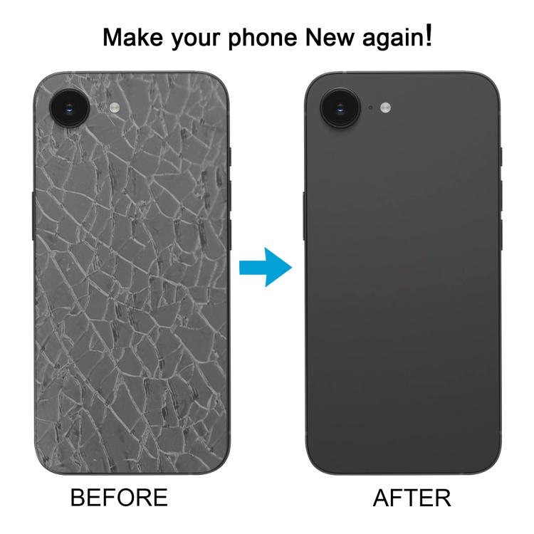 Glas-Akkudeckel für iPhone 16e, For iPhone 16e(with Camera Lens), For iPhone 16e(with Camera Lens Frame)
