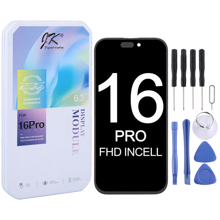 JK Incell LCD-Bildschirm für iPhone 16 Pro, For iPhone 16 Pro