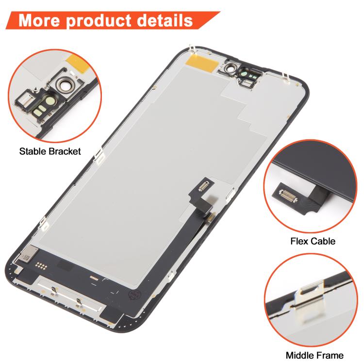 Für iPhone 16 Plus DD Soft OLED-Bildschirm, For iPhone 16 Plus(Soft OLED)