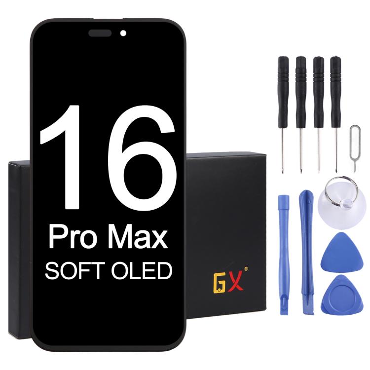GX Soft OLED-Bildschirm für iPhone 16 Pro Max, For iPhone 16 Pro Max(GX Soft LCD)