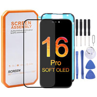 HXL Soft OLED-Bildschirm für iPhone 16 Pro, For iPhone 16 Pro