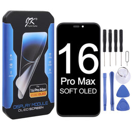 JK Soft OLED LCD-Bildschirm für iPhone 16 Pro Max, For iPhone 16 Pro Max
