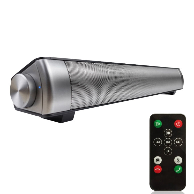 Soundbar LP-08 (CE0152) USB MP3-Player 2.1CH Bluetooth Wireless Soundbar-Lautsprecher mit Fernbedienung, CE0152 Black, CE0152 Gold