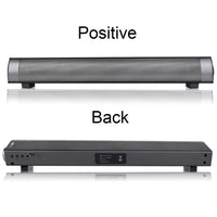 Soundbar LP-08 (CE0152) USB MP3-Player 2.1CH Bluetooth Wireless Soundbar-Lautsprecher mit Fernbedienung, CE0152 Black, CE0152 Gold