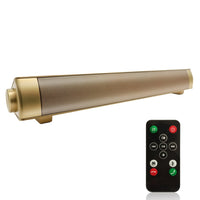Soundbar LP-08 (CE0152) USB MP3-Player 2.1CH Bluetooth Wireless Soundbar-Lautsprecher mit Fernbedienung, CE0152 Black, CE0152 Gold