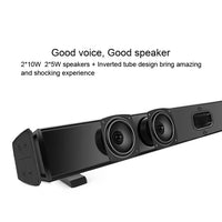 Soundbar LP-09 (CE0148) Heimkino-Bluetooth-Soundbar-Lautsprecher mit Fernbedienung, CE0148 Black