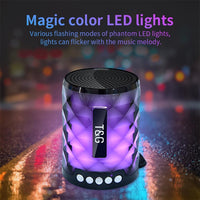T&G TG155 Bluetooth 4.2 Mini tragbarer kabelloser Bluetooth-Lautsprecher mit bunten Lichtern