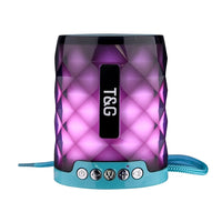 T&G TG155 Bluetooth 4.2 Mini tragbarer kabelloser Bluetooth-Lautsprecher mit bunten Lichtern