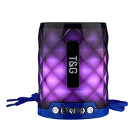 T&G TG155 Bluetooth 4.2 Mini tragbarer kabelloser Bluetooth-Lautsprecher mit bunten Lichtern