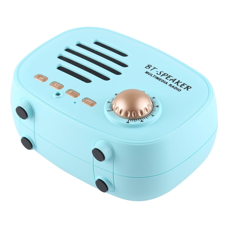 Q108 Retro Mini Wireless Bluetooth Lautsprecher, unterstützt Freisprecheinrichtung / TF-Karte / U-Disk / FM