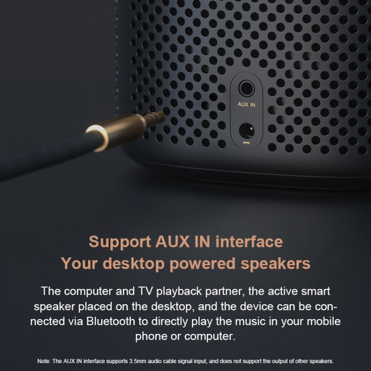 Xiaomi Xiaoai Speaker Pro mit 750 ml großem Klangraumvolumen / AUX-IN-Kabelanschluss / Combo-Stereo / Professionelles DTS-Audio / Hi-Fi-Audiochip / Infrarot-Fernbedienung für herkömmliche Haushaltsgeräte / Bluetooth Mesh Gateway, Xiaoai Speaker Pro