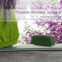 NewRixing NR-4019 Tragbarer Bluetooth-Außenlautsprecher mit Freisprechfunktion, unterstützt TF-Karte, USB, FM und AUX