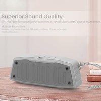 NewRixing NR-4019 Tragbarer Bluetooth-Außenlautsprecher mit Freisprechfunktion, unterstützt TF-Karte, USB, FM und AUX