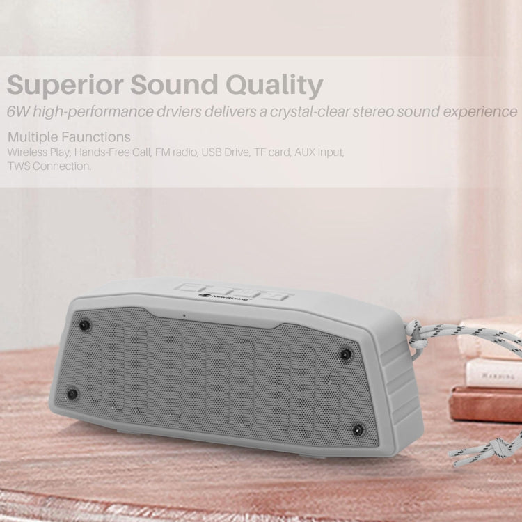 NewRixing NR-4019 Tragbarer Bluetooth-Außenlautsprecher mit Freisprechfunktion, unterstützt TF-Karte, USB, FM und AUX