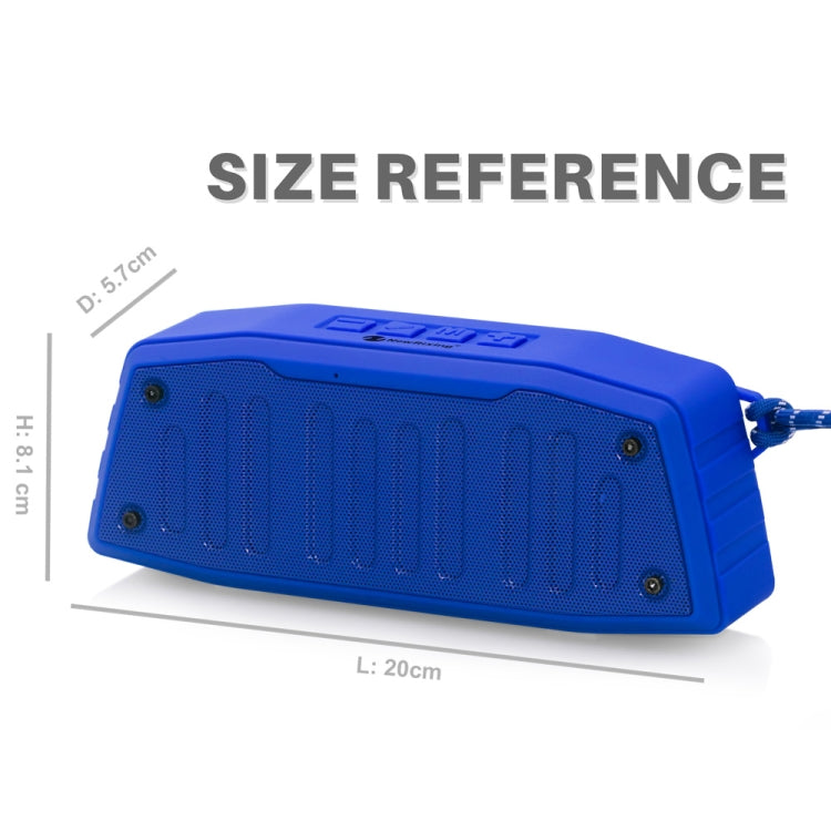 NewRixing NR-4019 Tragbarer Bluetooth-Außenlautsprecher mit Freisprechfunktion, unterstützt TF-Karte, USB, FM und AUX