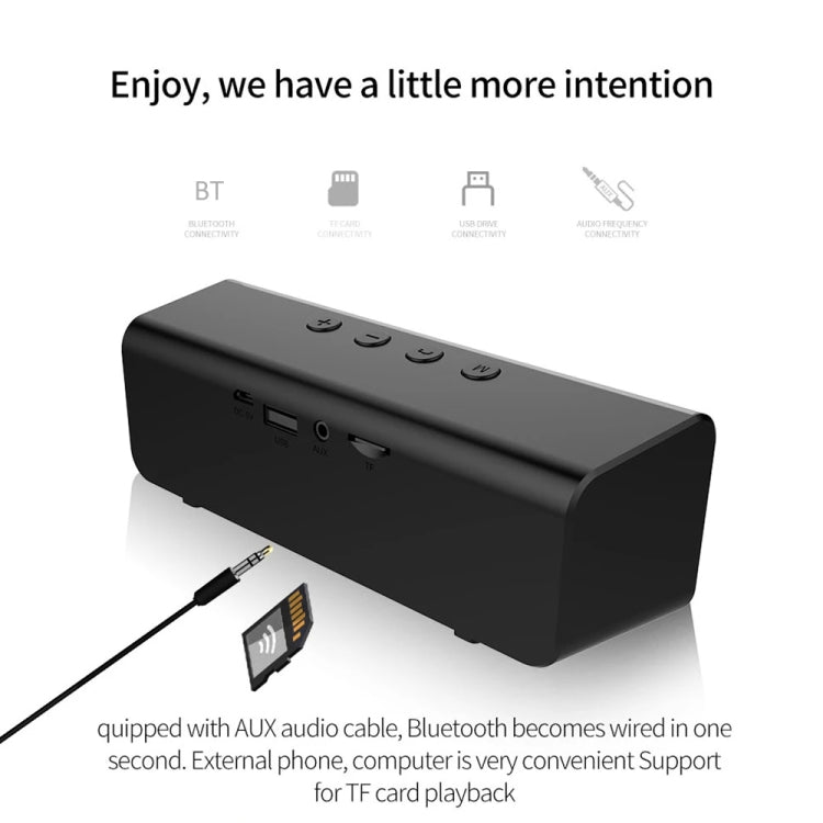 ZEALOT S31 10W 3D HiFi Stereo Wireless Bluetooth Lautsprecher, unterstützt Freisprecheinrichtung / USB / AUX / TF-Karte, S31