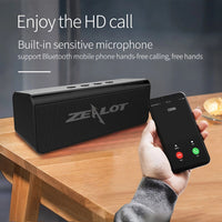 ZEALOT S31 10W 3D HiFi Stereo Wireless Bluetooth Lautsprecher, unterstützt Freisprecheinrichtung / USB / AUX / TF-Karte, S31