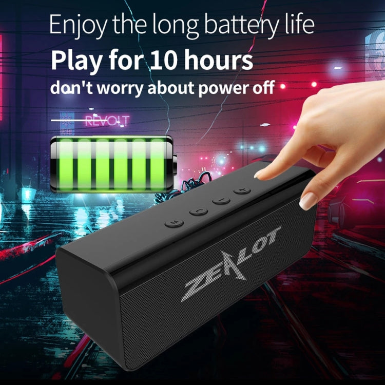 ZEALOT S31 10W 3D HiFi Stereo Wireless Bluetooth Lautsprecher, unterstützt Freisprecheinrichtung / USB / AUX / TF-Karte, S31