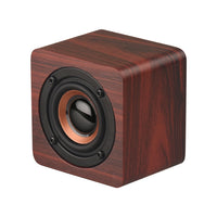 Q1 Tragbarer Mini-Mega-Bass-Bluetooth-Lautsprecher aus Holz