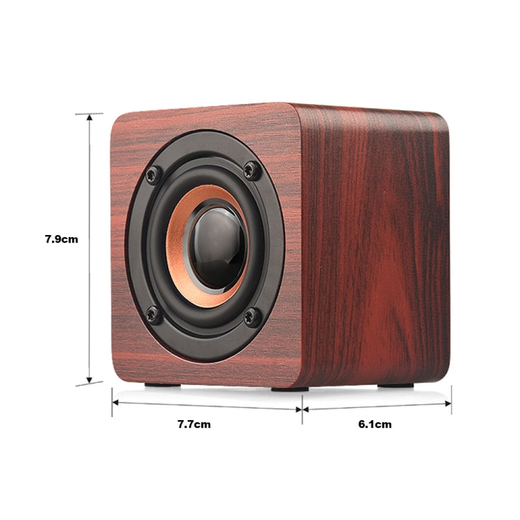 Q1 Tragbarer Mini-Mega-Bass-Bluetooth-Lautsprecher aus Holz