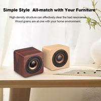 Q1 Tragbarer Mini-Mega-Bass-Bluetooth-Lautsprecher aus Holz