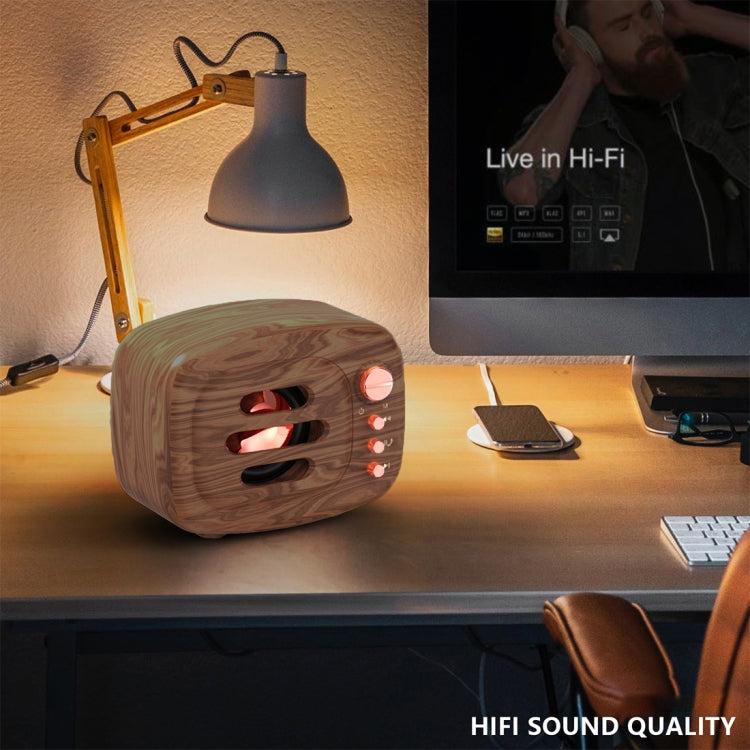 B11 Bluetooth 5.0 kabelloser Bluetooth-Lautsprecher im Retro-Stil, unterstützt Freisprechen, 32 GB TF-Karte und 3,5-mm-Audio-Buchse