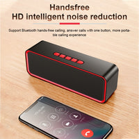 SC211 Tragbarer Subwoofer, kabelloser Bluetooth-Lautsprecher, Bluetooth 5.0, unterstützt TF-Karte, U-Disk und 3,5 mm AUX