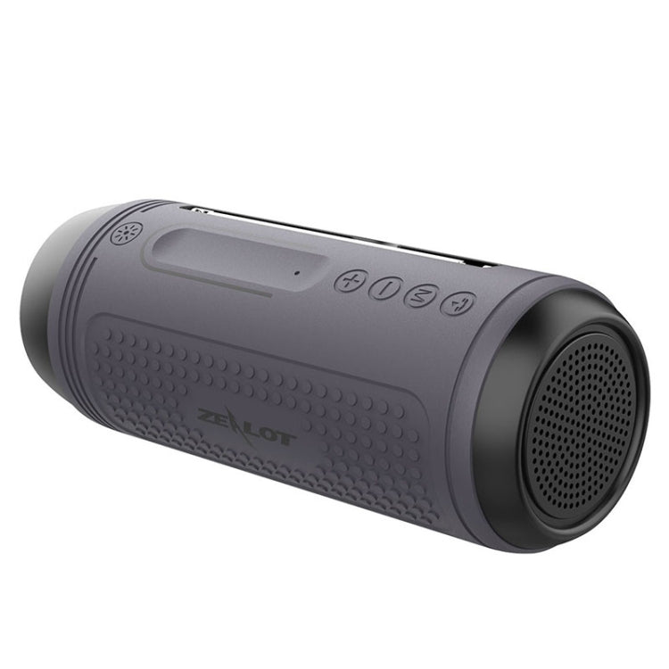 ZEALOT A1 Multifunktionaler kabelloser Bass-Bluetooth-Lautsprecher, integriertes Mikrofon, unterstützt Bluetooth-Anrufe, AUX, TF-Karte und LED-Leuchten