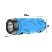 ZEALOT A1 Multifunktionaler kabelloser Bass-Bluetooth-Lautsprecher, integriertes Mikrofon, unterstützt Bluetooth-Anrufe, AUX, TF-Karte und LED-Leuchten