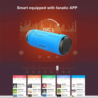 ZEALOT A1 Multifunktionaler kabelloser Bass-Bluetooth-Lautsprecher, integriertes Mikrofon, unterstützt Bluetooth-Anrufe, AUX, TF-Karte und LED-Leuchten