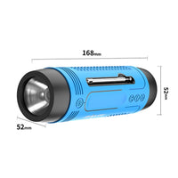 ZEALOT A2 Multifunktionaler kabelloser Bass-Bluetooth-Lautsprecher, integriertes Mikrofon, unterstützt Bluetooth-Anrufe, AUX, TF-Karte und LED-Leuchten