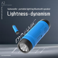 ZEALOT A2 Multifunktionaler kabelloser Bass-Bluetooth-Lautsprecher, integriertes Mikrofon, unterstützt Bluetooth-Anrufe, AUX, TF-Karte und LED-Leuchten
