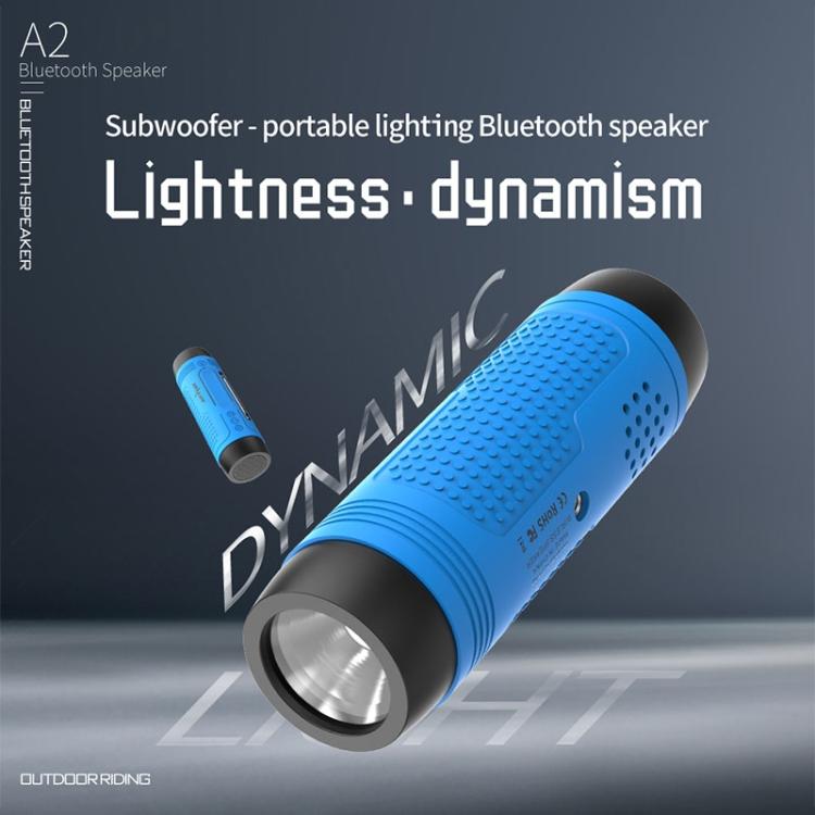 ZEALOT A2 Multifunktionaler kabelloser Bass-Bluetooth-Lautsprecher, integriertes Mikrofon, unterstützt Bluetooth-Anrufe, AUX, TF-Karte und LED-Leuchten