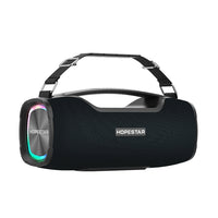 HOPESTAR A6X TWS Tragbarer Outdoor-Bluetooth-Lautsprecher mit bunten Musiklichtern, unterstützt Powerbank und Freisprechfunktion sowie U-Disk, TF-Karte und 3,5-mm-AUX, A6X Black, A6X Green