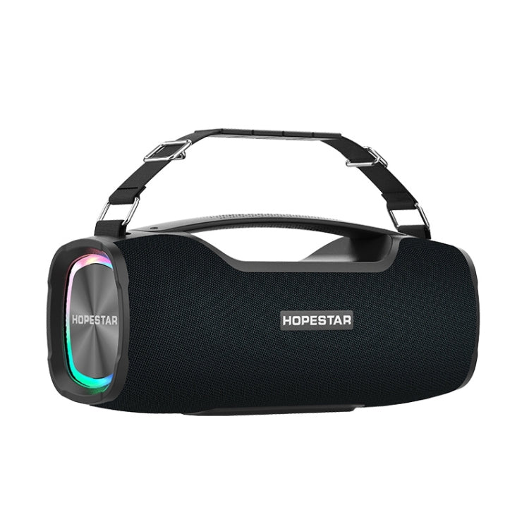 HOPESTAR A6X TWS Tragbarer Outdoor-Bluetooth-Lautsprecher mit bunten Musiklichtern, unterstützt Powerbank und Freisprechfunktion sowie U-Disk, TF-Karte und 3,5-mm-AUX, A6X Black, A6X Green