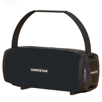 HOPESTAR H24 Pro TWS Tragbarer, wasserdichter, gewebter, strukturierter Bluetooth-Außenlautsprecher mit Rhythmuslicht, Unterstützung für Freisprechanrufe, U-Disk, TF-Karte und 3,5-mm-AUX und FM, H24 Pro Black, H24 Pro Grey, H24 Pro Blue, H24 Pro Red