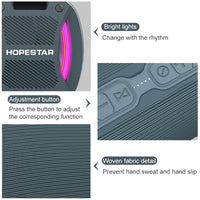 HOPESTAR H24 Pro TWS Tragbarer, wasserdichter, gewebter, strukturierter Bluetooth-Außenlautsprecher mit Rhythmuslicht, Unterstützung für Freisprechanrufe, U-Disk, TF-Karte und 3,5-mm-AUX und FM, H24 Pro Black, H24 Pro Grey, H24 Pro Blue, H24 Pro Red
