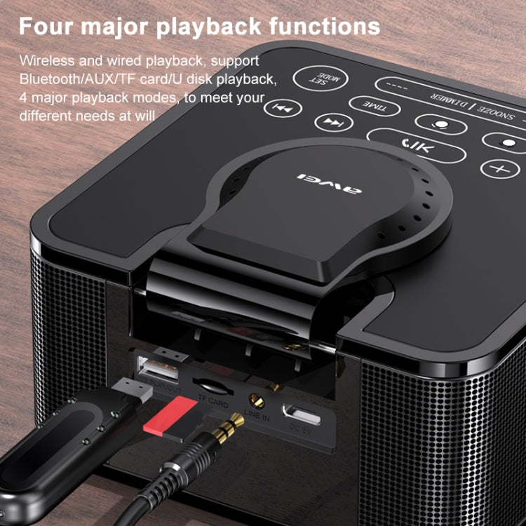 awei Y332 kabelloser Lade-Bluetooth 5.0-Lautsprecher, unterstützt Freisprech-Sprachanrufe