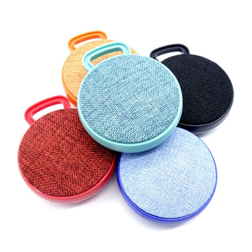 A01L Runder tragbarer Mini-Bluetooth-Lautsprecher mit Stoffstruktur, unterstützt Freisprechanrufe und TF-Karte, A01L Black, A01L Orange, A01L Green, A01L Blue, A01L Red