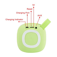 X25new Cloth Texture Square Tragbarer Mini-Bluetooth-Lautsprecher, unterstützt Freisprechanrufe, TF-Karte und AUX, X25new Orange, X25new Green, X25new Grey, X25new Blue