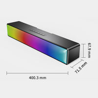 Multifunktionaler RGB-Computer-Bluetooth-Lautsprecher mit buntem Licht, BT-601