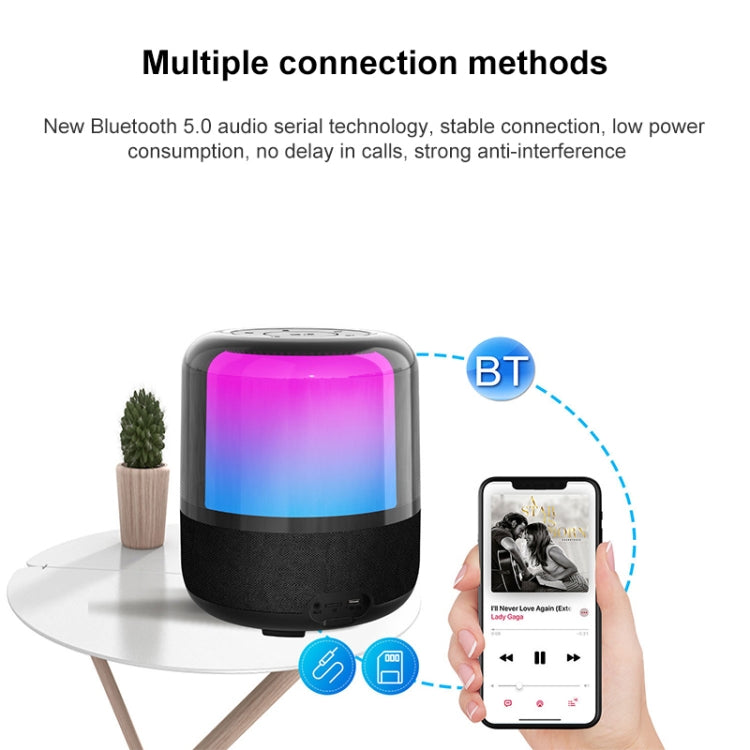 JY-06 60W TWS Outdoor-Bluetooth-Lautsprecher mit bunten Lichtern und hoher Lautstärke