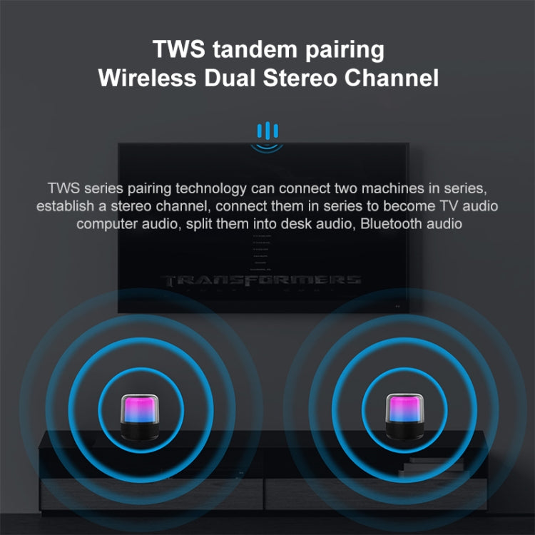JY-06 60W TWS Outdoor-Bluetooth-Lautsprecher mit bunten Lichtern und hoher Lautstärke