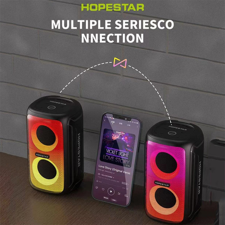 HOPESTAR Party 110 Mini-Bluetooth-Lautsprecher mit bunten Lichtern, Party 110 Mini (Black), Party 110 Mini (Green), Party 110 Mini (Grey), Party 110 Mini (Blue)
